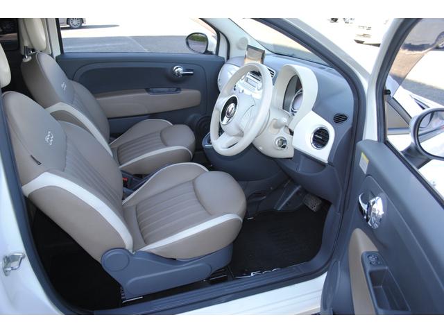 500 ペコレッラ 100台限定車 アイスホワイト 15インチアルミホイール アイドリングストップ 本革シート 社外ナビ(21枚目)