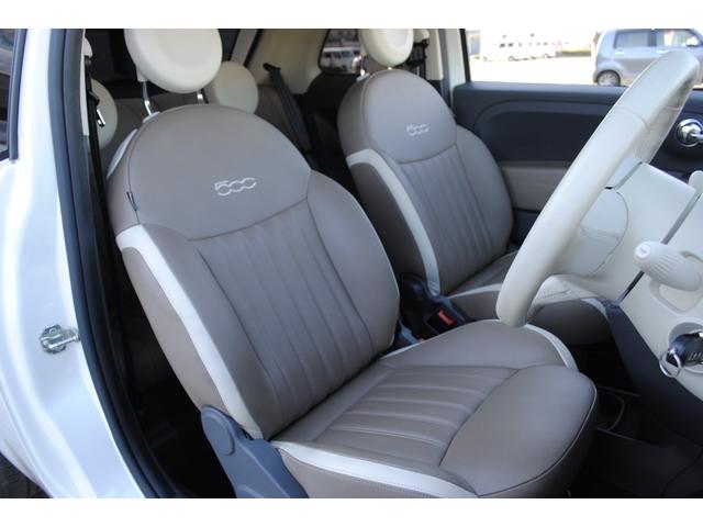 500 ペコレッラ 100台限定車 アイスホワイト 15インチアルミホイール アイドリングストップ 本革シート 社外ナビ(22枚目)