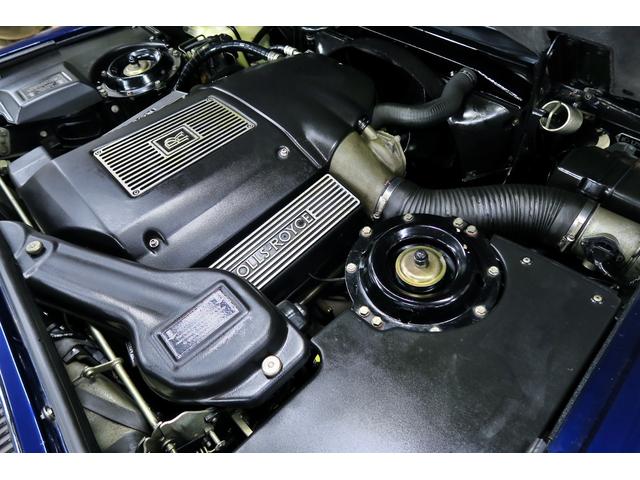 シルバースピリットIII ベースグレード　並行輸入車　右ハンドル　コラム４速ＡＴ　外色ピーコックブルー　内色パーチメントレザー／ロイヤルブルーパイピング（61枚目）