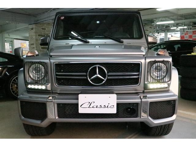 Ｇ６３　ＡＭＧ　ワンオーナー　ディーラー車　左ハンドル　オプション色マグノプラチナムマット　前後パークセンサー　サンルーフ　ナビ地デジ　ヒーター＆ベンチレーター付メモリーパワーシート(2枚目)