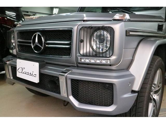 Ｇ６３　ＡＭＧ　ワンオーナー　ディーラー車　左ハンドル　オプション色マグノプラチナムマット　前後パークセンサー　サンルーフ　ナビ地デジ　ヒーター＆ベンチレーター付メモリーパワーシート(4枚目)