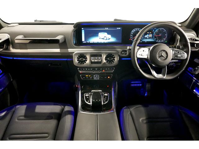 Gクラス G400d AMGライン ステルスグレーPKG ラグジュアリ-PKG アダプティブダンピング 全席シートヒーター レーダーセーフティ AppleCarPlay Burmester 純正ナビ LEDライト アンビエントライト(4枚目)