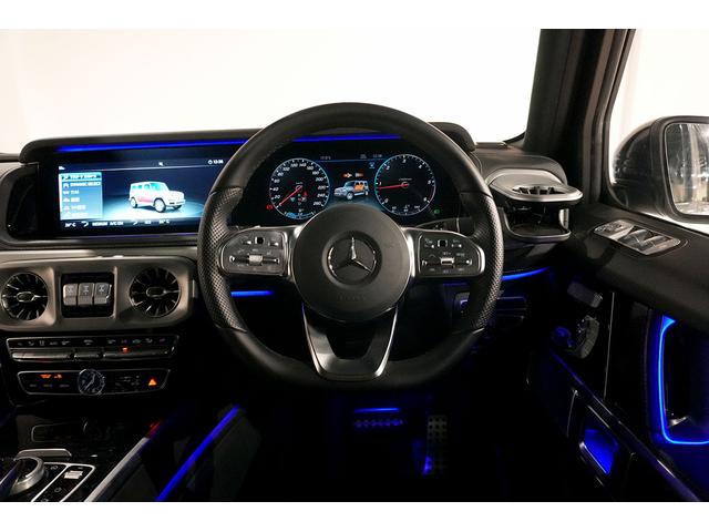 Gクラス G400d AMGライン ステルスグレーPKG ラグジュアリ-PKG アダプティブダンピング 全席シートヒーター レーダーセーフティ AppleCarPlay Burmester 純正ナビ LEDライト アンビエントライト(42枚目)