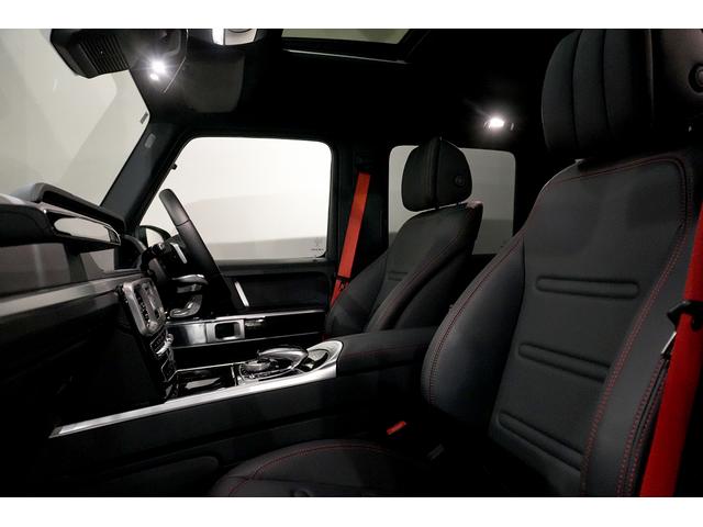 Gクラス G350d AMGライン D車 ダークステルス ラグジュアリーPKG アダプティブダンピング レーダーセーフティ Burmester 純正20インチAW 360°カメラ ブラックアウト マルチビームLEDライト シートヒータ(30枚目)