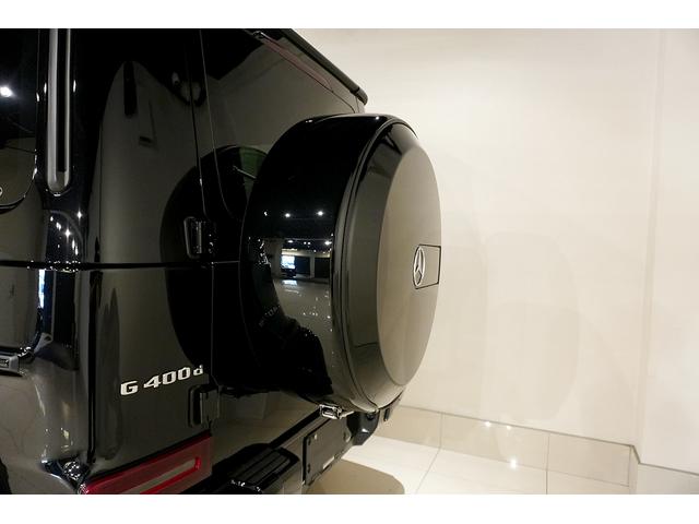 Ｇクラス Ｇ４００ｄ　ＡＭＧライン　ダークブラック　Ｇｍａｎｕｆａｋｔｕｒ＋２１インチＡＷ　アダプティブダンピング　３６０°カメラ　同色スペアリング　シートヒーター　／シートベンチレーション　ＡｐｐｌｅＣａｒＰｌａｙ　レーダーセーフティ（11枚目）