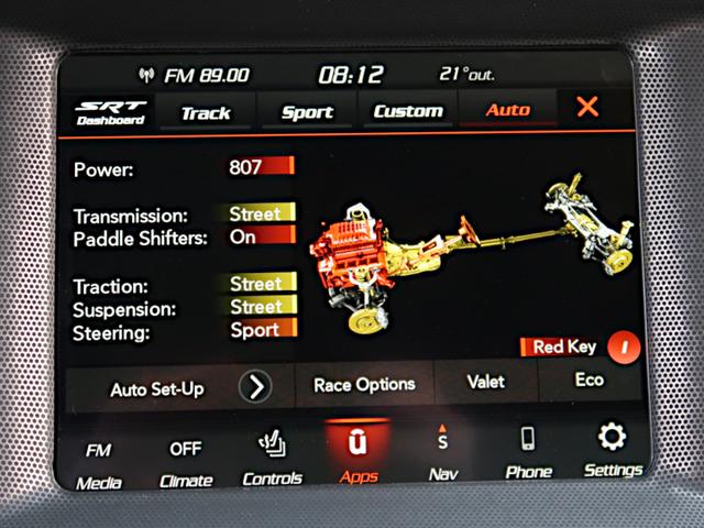 ダッジ・チャージャー 　ラストモデル　ジェイルブレイクレッドアイ　８０７ｈｐスーパーチャージャー　スウェードヘットライナー　ＨＩＤ　パークソナー　アップルカープレイ　アンドロイドオート　ブレンボブレーキ　ハーマン／カードン（19枚目）