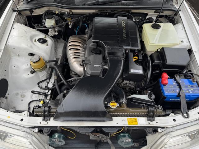 マークII グランデ　タイミングベルト交換済　純正オプションエアロ　社外マフラー　１７インチアルミ　ＫＥＮＷＯＯＤ１ＤＩＮオーディオ　ＥＴＣ　キーレス（4枚目）