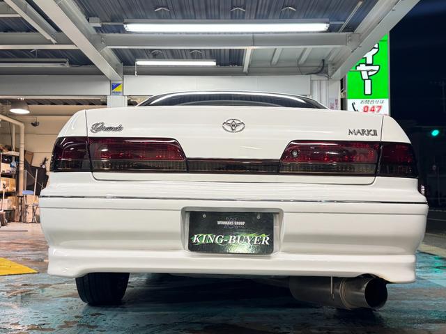 マークII グランデ　タイミングベルト交換済　純正オプションエアロ　社外マフラー　１７インチアルミ　ＫＥＮＷＯＯＤ１ＤＩＮオーディオ　ＥＴＣ　キーレス（37枚目）