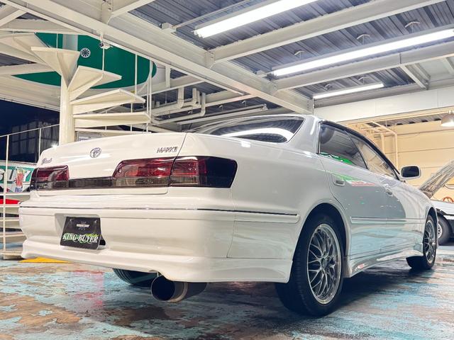 マークII グランデ　タイミングベルト交換済　純正オプションエアロ　社外マフラー　１７インチアルミ　ＫＥＮＷＯＯＤ１ＤＩＮオーディオ　ＥＴＣ　キーレス（39枚目）