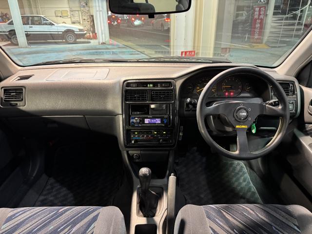 カリーナ GT タイベル交換済 純正5速MT 20バルブ4AGエンジン搭載車 ブリジストンスーパーRAP15インチアルミ MOMOステアリング KENWOOD1DINオーディオ ETC(3枚目)