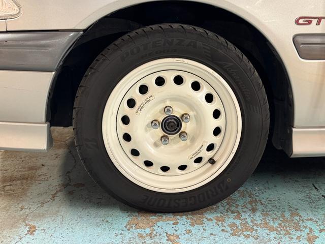 カリーナ GT タイベル交換済 純正5速MT 20バルブ4AGエンジン搭載車 ブリジストンスーパーRAP15インチアルミ MOMOステアリング KENWOOD1DINオーディオ ETC(27枚目)