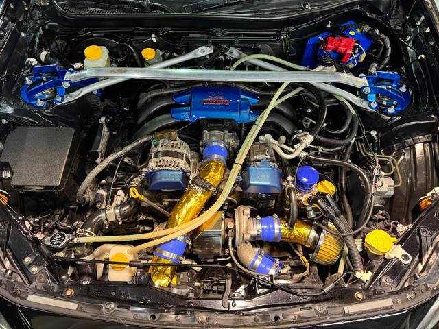 86 GT トラストターボKIT 前置きI/C オイルクーラー ROWENエアロ ADVANTC-4(18インチ) クスコ車高調 Defi追加メーター カロッツェリア地デジフルセグHDDナビ Bカメラ ETC(3枚目)