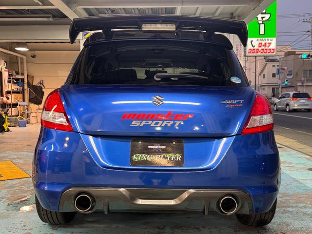 スイフトスポーツ ベースグレード　ＭｏｎｓｔｅｒＳｐｏｒｔサスペンション＆マフラー＆カーボンＧＴウイング　エンケイＰＦ０７アルミ（１７インチ）　Ｐａｎａｓｏｎｉｃ地デジフルセグメモリナビ　ＥＴＣ　ドライブレコーダー（35枚目）