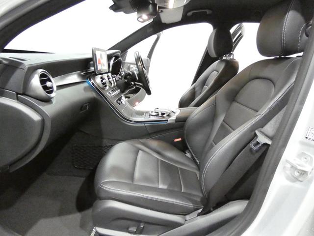 Ｃクラスステーションワゴン Ｃ２００　ステーションワゴン　スポーツ　レーダーセーフティ　ブラックレザーシート＆ヒーター　純正ナビＴＶ　バックカメラ　キーレスゴー　ブラインドスポットアシスト　電動テールゲート（6枚目）