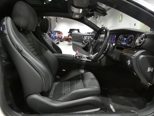 Eクラス E400 4マチック クーペ スポーツエクスクルーシブPKG パノラマサンルーフ ブラックレザーシート&ヒーター シートベンチレーション 純正ナビTV 360カメラ キーレスゴー ブルメスターサウンドシステム ドラレコ マルチビームLED AMGエアロ&19AW(40枚目)