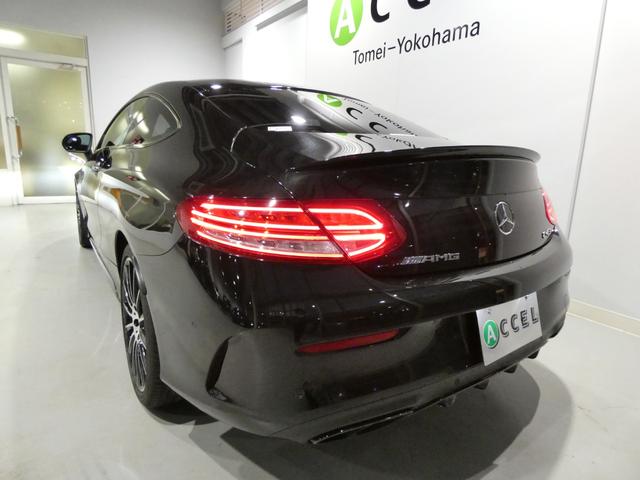 Cクラス C43 4マチッククーペ レーダーセーフティ パノラマサンルーフ クランベリーレッドレザーシート&シートヒーター 純正ナビTVバックカメラ キーレスゴー ブルメスターサウンドシステム AMGエアロ&19AW LEDヘッドライト(2枚目)