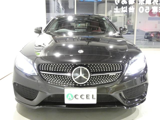 Cクラス C43 4マチッククーペ レーダーセーフティ パノラマサンルーフ クランベリーレッドレザーシート&シートヒーター 純正ナビTVバックカメラ キーレスゴー ブルメスターサウンドシステム AMGエアロ&19AW LEDヘッドライト(17枚目)