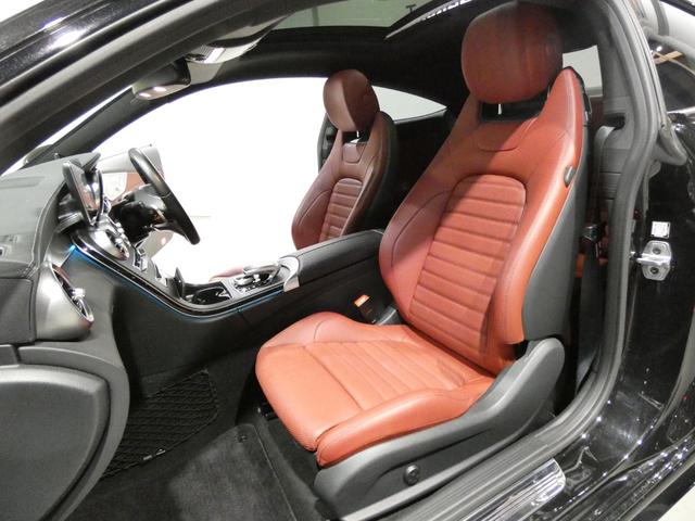 Cクラス C43 4マチッククーペ レーダーセーフティ パノラマサンルーフ クランベリーレッドレザーシート&シートヒーター 純正ナビTVバックカメラ キーレスゴー ブルメスターサウンドシステム AMGエアロ&19AW LEDヘッドライト(35枚目)