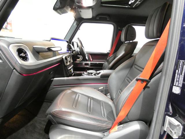 Gクラス G350d AMGライン レーダーセーフティ サンルーフ ブルメスターサウンドシステム ブラックレザーシート シートヒーター AMGエアロ&20インチアルミ 純正ナビTV360カメラ LEDヘッドライト キーレスゴー ドラレコ(7枚目)