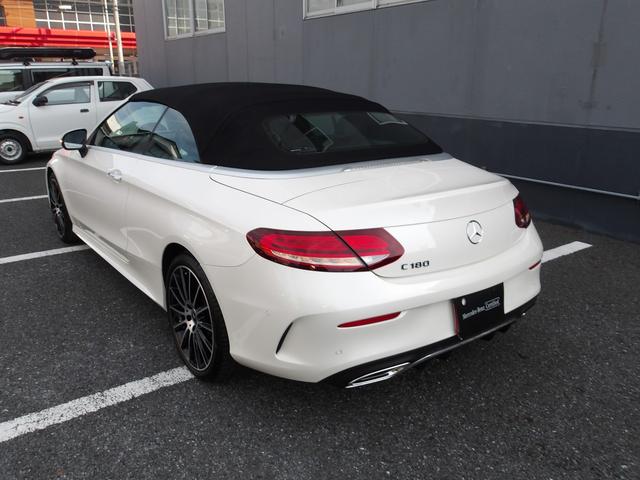 Ｃクラス Ｃ１８０カブリオレスポーツレザエクスクルシブパッケジ　認定保証２年・禁煙車・レーダーセーフティパッケージ・アンビエントライト・レザーエクスクルーシブパッケージ・エアボディコントロールサスペンション・ダイヤモンドホワイト・（２００１）（6枚目）