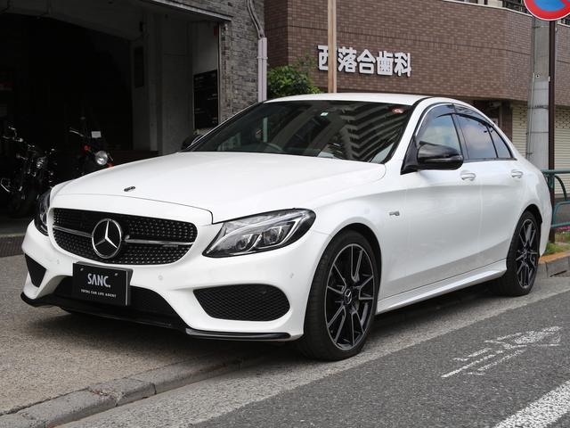 Ｃクラス Ｃ４３　４マチック　禁煙車　　本革レッドスポーツシートランバーサポート　　レーダーセーフティパッケージ　１２．３インチコックピットディスプレイ　　ドライブレコーダー　トランクリッドスポイラーリップ　マルチハイビームＬＥＤ（61枚目）