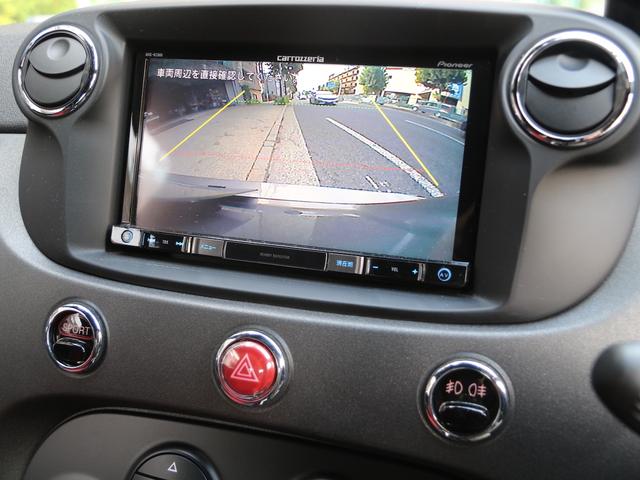 アバルト595 コンペティツィオーネ 禁煙車 7V型ワイドVGA地上デジタルTVナビ バックカメラ 純正オプションドライブレコーダー アームレスト キセノンヘッドライト ブレンボ製4ポッドフロントブレーキキャリパー 純正17インチAW(3枚目)