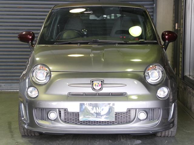 アバルト595 コンペティツィオーネ 禁煙車 7V型ワイドVGA地上デジタルTVナビ バックカメラ 純正オプションドライブレコーダー アームレスト キセノンヘッドライト ブレンボ製4ポッドフロントブレーキキャリパー 純正17インチAW(8枚目)