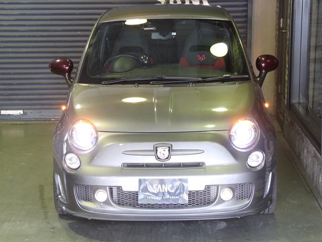 アバルト595 コンペティツィオーネ 禁煙車 7V型ワイドVGA地上デジタルTVナビ バックカメラ 純正オプションドライブレコーダー アームレスト キセノンヘッドライト ブレンボ製4ポッドフロントブレーキキャリパー 純正17インチAW(61枚目)