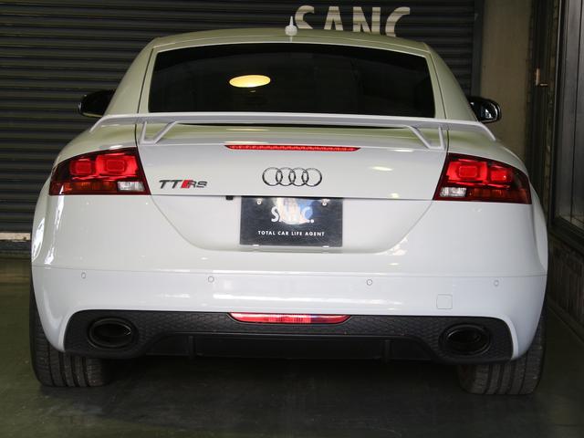 TT RSプラスクーペ ベースグレード 禁煙車 5アームローターアルミホイールブラック&レッド ウイングタイプリヤスポイラー RSスポーツサスペンション スポーツシート シートヒーター バイキセノンヘッドライト LEDポジショニングライト(8枚目)