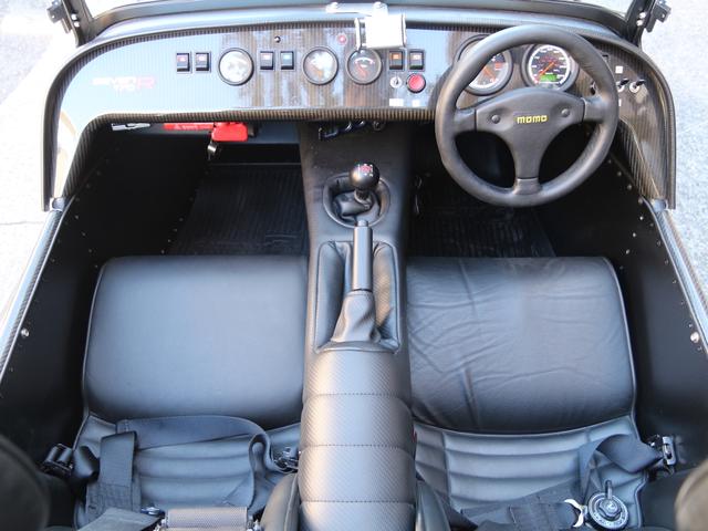 セブン170 SEVEN 170R LEDヘッドライト LEDリアライト スポーツサスペンションパック LSD Momoステアリングホイール カーボンダッシュボード 4点式レースハーネス ポリッシュドエキゾースト(2枚目)