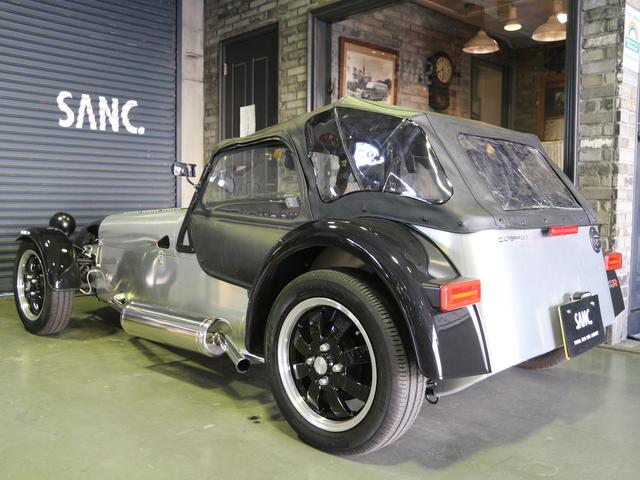 セブン170 SEVEN 170R LEDヘッドライト LEDリアライト スポーツサスペンションパック LSD Momoステアリングホイール カーボンダッシュボード 4点式レースハーネス ポリッシュドエキゾースト(4枚目)