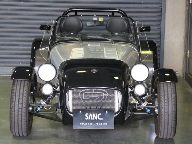 セブン170 SEVEN 170R LEDヘッドライト LEDリアライト スポーツサスペンションパック LSD Momoステアリングホイール カーボンダッシュボード 4点式レースハーネス ポリッシュドエキゾースト(5枚目)