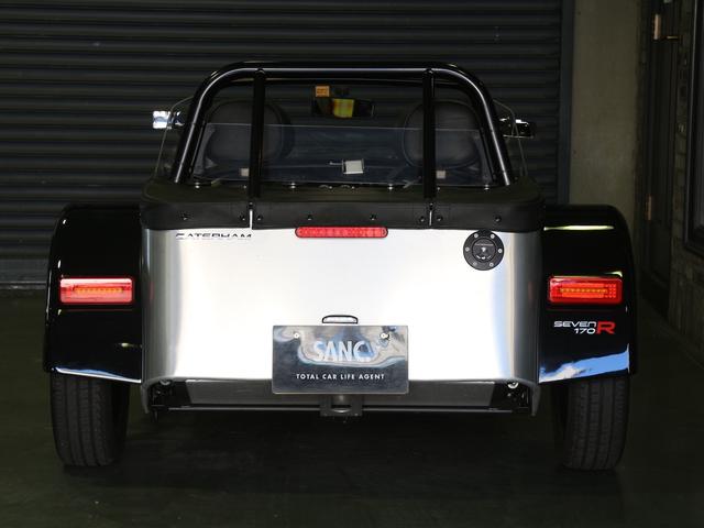セブン170 SEVEN 170R LEDヘッドライト LEDリアライト スポーツサスペンションパック LSD Momoステアリングホイール カーボンダッシュボード 4点式レースハーネス ポリッシュドエキゾースト(6枚目)
