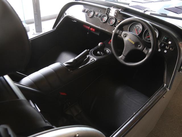 セブン170 SEVEN 170R LEDヘッドライト LEDリアライト スポーツサスペンションパック LSD Momoステアリングホイール カーボンダッシュボード 4点式レースハーネス ポリッシュドエキゾースト(8枚目)