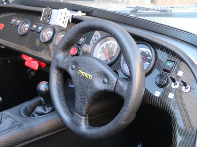 セブン170 SEVEN 170R LEDヘッドライト LEDリアライト スポーツサスペンションパック LSD Momoステアリングホイール カーボンダッシュボード 4点式レースハーネス ポリッシュドエキゾースト(9枚目)