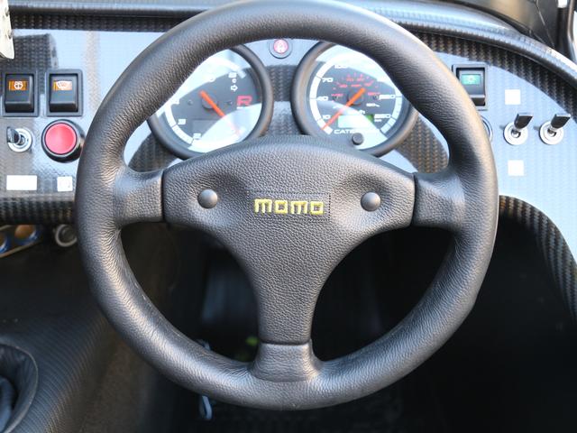 セブン170 SEVEN 170R LEDヘッドライト LEDリアライト スポーツサスペンションパック LSD Momoステアリングホイール カーボンダッシュボード 4点式レースハーネス ポリッシュドエキゾースト(10枚目)