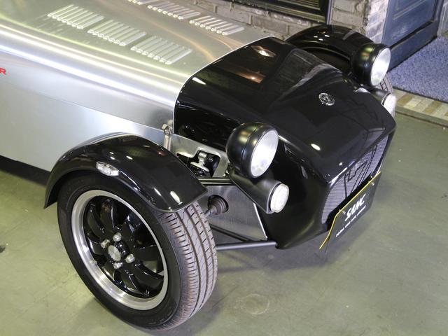 セブン170 SEVEN 170R LEDヘッドライト LEDリアライト スポーツサスペンションパック LSD Momoステアリングホイール カーボンダッシュボード 4点式レースハーネス ポリッシュドエキゾースト(57枚目)