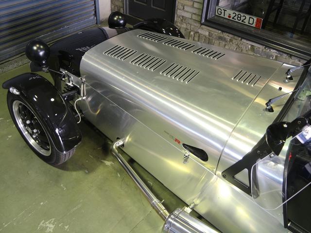 セブン170 SEVEN 170R LEDヘッドライト LEDリアライト スポーツサスペンションパック LSD Momoステアリングホイール カーボンダッシュボード 4点式レースハーネス ポリッシュドエキゾースト(69枚目)