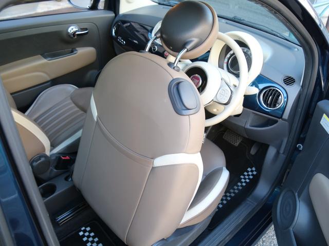 500 マーレブル 1オーナー 禁煙車 限定車 サンルーフ ポルトローナ・フラウ社ブラウンレザーシート 15インチアロイホイール バイキセノンヘッドライト LEDデイライト 専用色インテリアパネル Uconnect(46枚目)