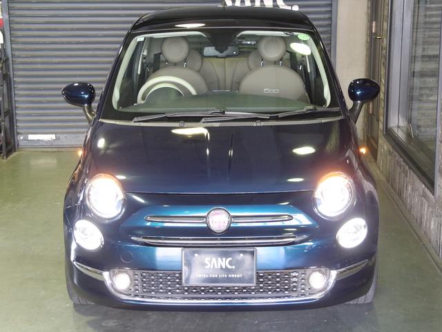 500 マーレブル 1オーナー 禁煙車 限定車 サンルーフ ポルトローナ・フラウ社ブラウンレザーシート 15インチアロイホイール バイキセノンヘッドライト LEDデイライト 専用色インテリアパネル Uconnect(63枚目)