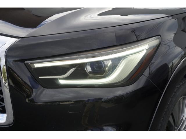 QX80  2018年モデル新車並行サンルーフ22インチレザーシート シートヒーターベンチレーション3列シート ボーズ アルパインナビ TV DVD移設 パワーバックドア(5枚目)