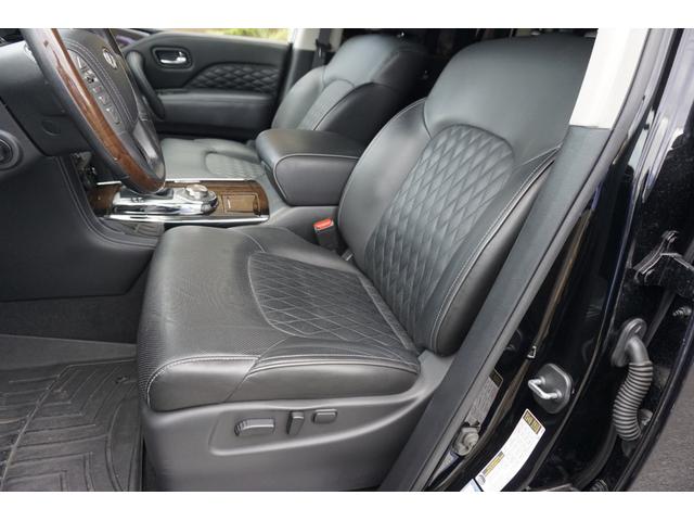 QX80  2018年モデル新車並行サンルーフ22インチレザーシート シートヒーターベンチレーション3列シート ボーズ アルパインナビ TV DVD移設 パワーバックドア(14枚目)