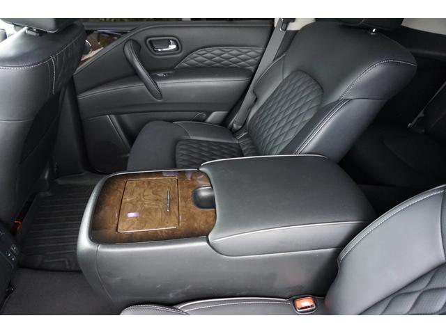 QX80  2018年モデル新車並行サンルーフ22インチレザーシート シートヒーターベンチレーション3列シート ボーズ アルパインナビ TV DVD移設 パワーバックドア(22枚目)