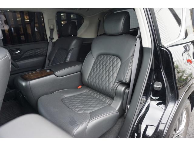 QX80  2018年モデル新車並行サンルーフ22インチレザーシート シートヒーターベンチレーション3列シート ボーズ アルパインナビ TV DVD移設 パワーバックドア(23枚目)