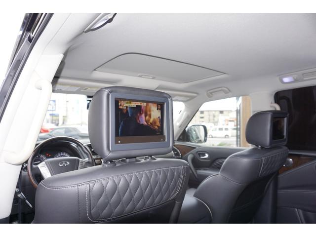 QX80  2018年モデル新車並行サンルーフ22インチレザーシート シートヒーターベンチレーション3列シート ボーズ アルパインナビ TV DVD移設 パワーバックドア(24枚目)
