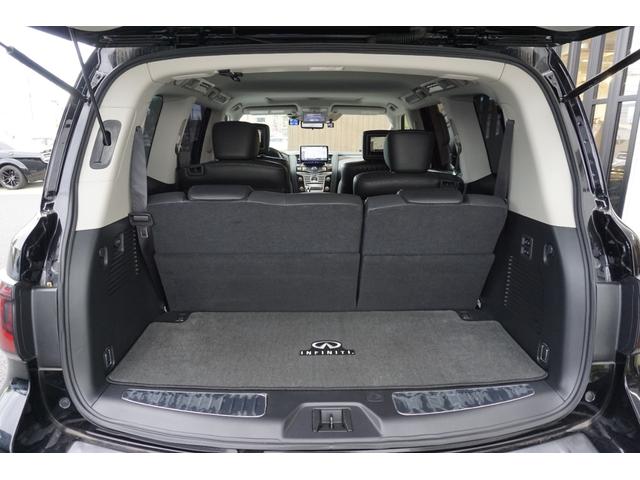 QX80  2018年モデル新車並行サンルーフ22インチレザーシート シートヒーターベンチレーション3列シート ボーズ アルパインナビ TV DVD移設 パワーバックドア(43枚目)