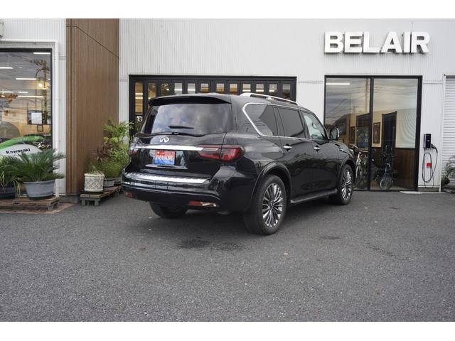 QX80  2018年モデル新車並行サンルーフ22インチレザーシート シートヒーターベンチレーション3列シート ボーズ アルパインナビ TV DVD移設 パワーバックドア(47枚目)