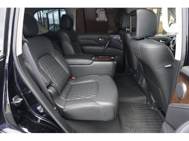 QX80  2018年モデル新車並行サンルーフ22インチレザーシート シートヒーターベンチレーション3列シート ボーズ アルパインナビ TV DVD移設 パワーバックドア(50枚目)