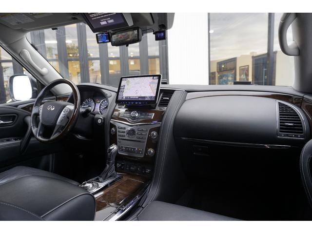 QX80  2018年モデル新車並行サンルーフ22インチレザーシート シートヒーターベンチレーション3列シート ボーズ アルパインナビ TV DVD移設 パワーバックドア(51枚目)