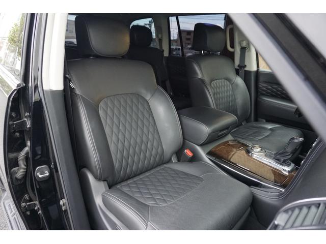 QX80  2018年モデル新車並行サンルーフ22インチレザーシート シートヒーターベンチレーション3列シート ボーズ アルパインナビ TV DVD移設 パワーバックドア(54枚目)